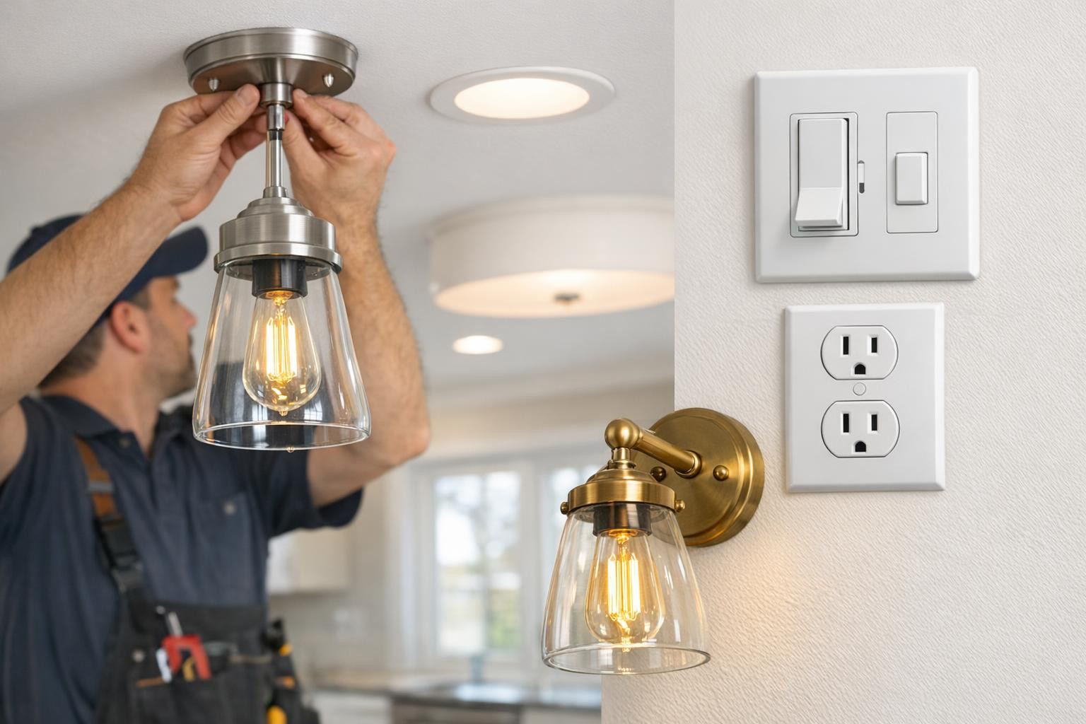 Installation of lighting that makes the space more comfortable ...