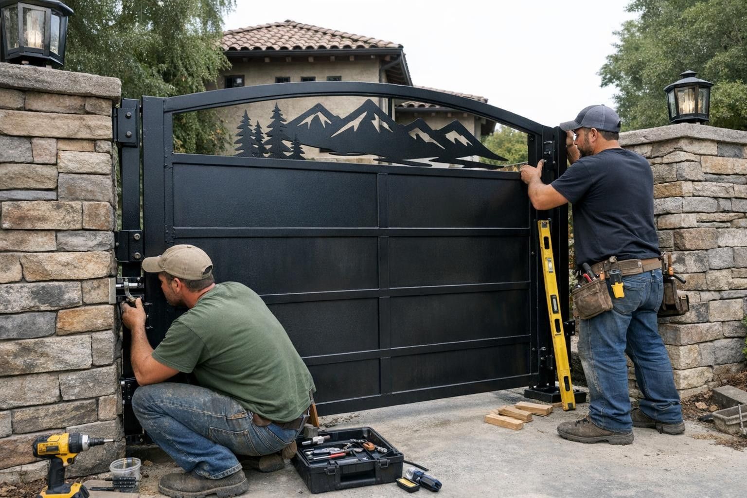 Security and style combined: metal gates and gardens for your ...