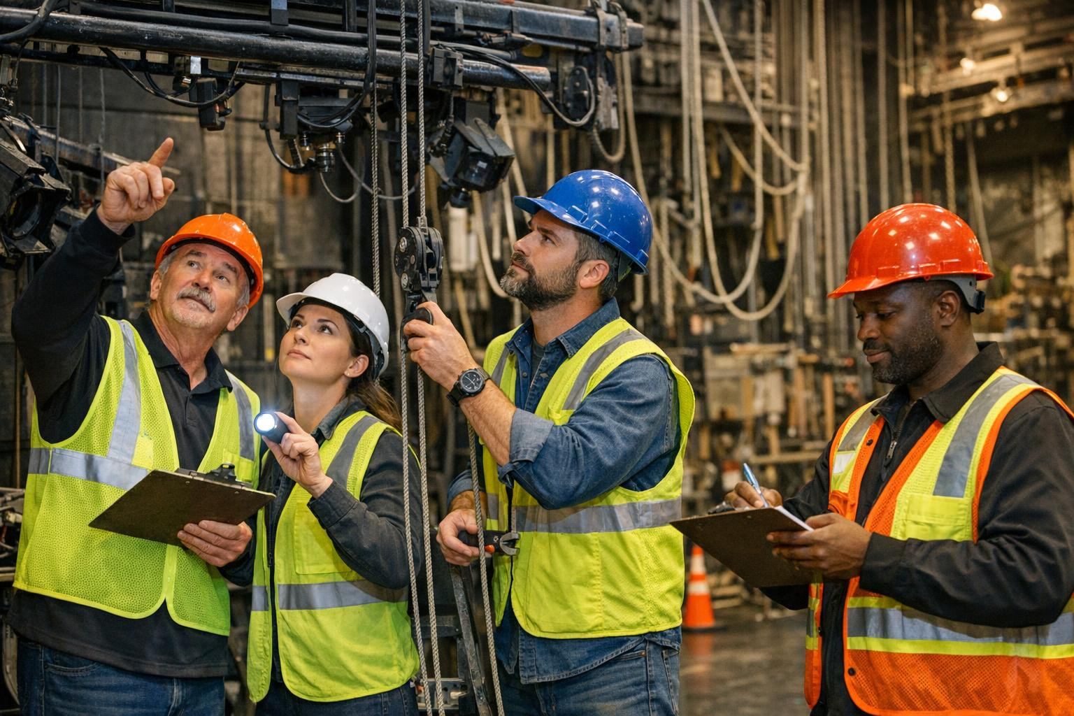 Reliable technical operation that keeps the audience and staff safe    The technical operation of the theatre buildings  combines preventive maintenance, object