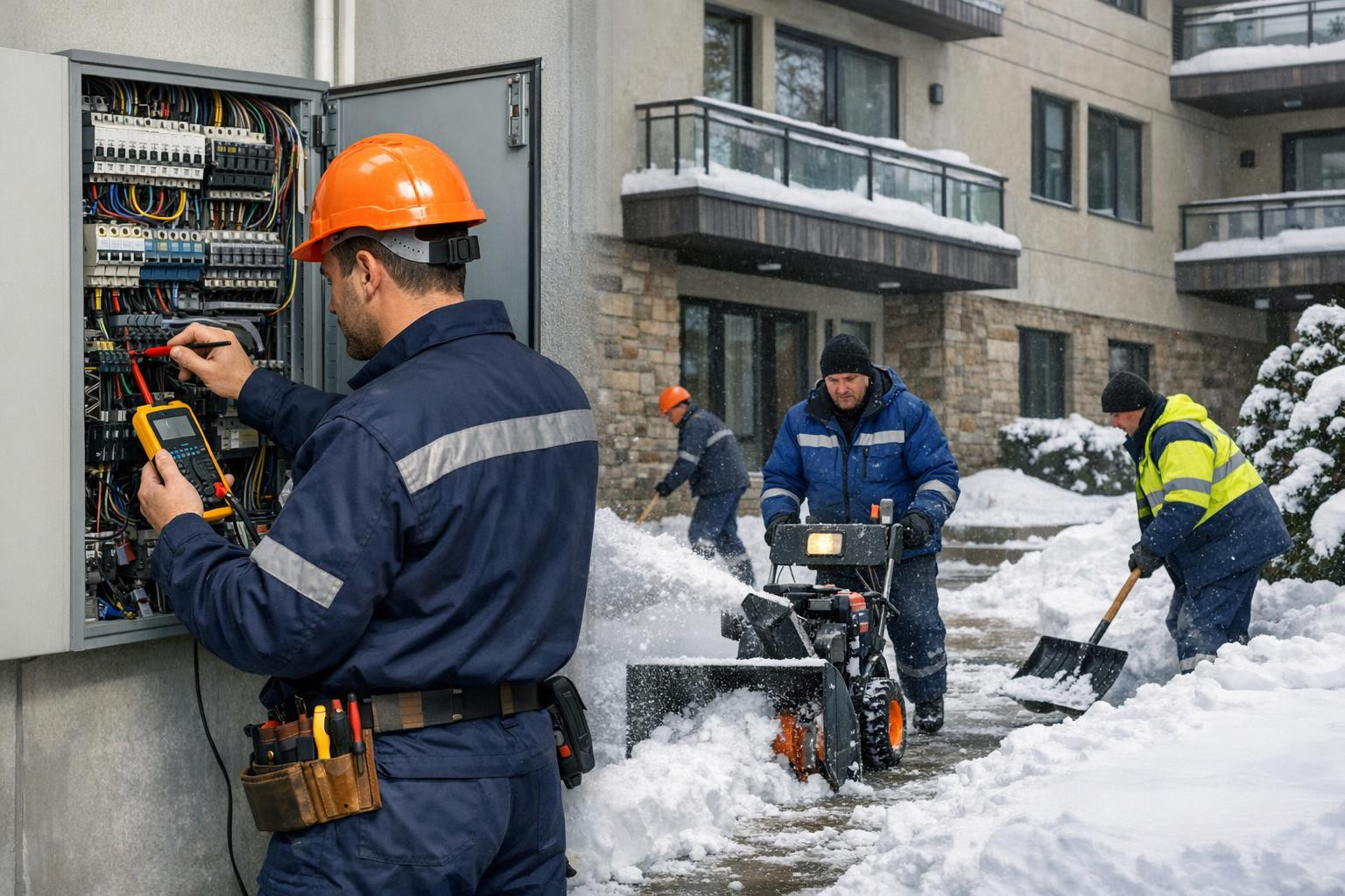 All necessary for prolonging the life of the building and for everyday comfort     Full service for construction, repair and maintenance   ensures that the buil