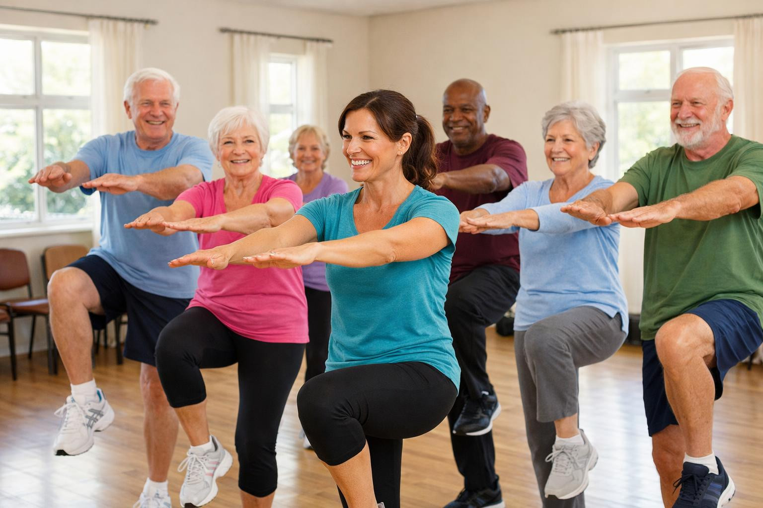 Seniorit training 55  - Secure and effective group training    Senioritre training  is a double-week group training specially adapted to the needs of 55  partic