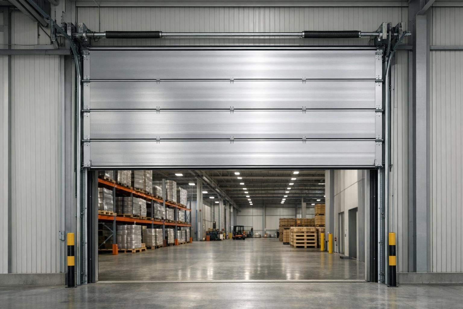 Effective access to large enterprises: sectional doors that work with    Sectional doors are specially designed to solve large-open doors in production and stor