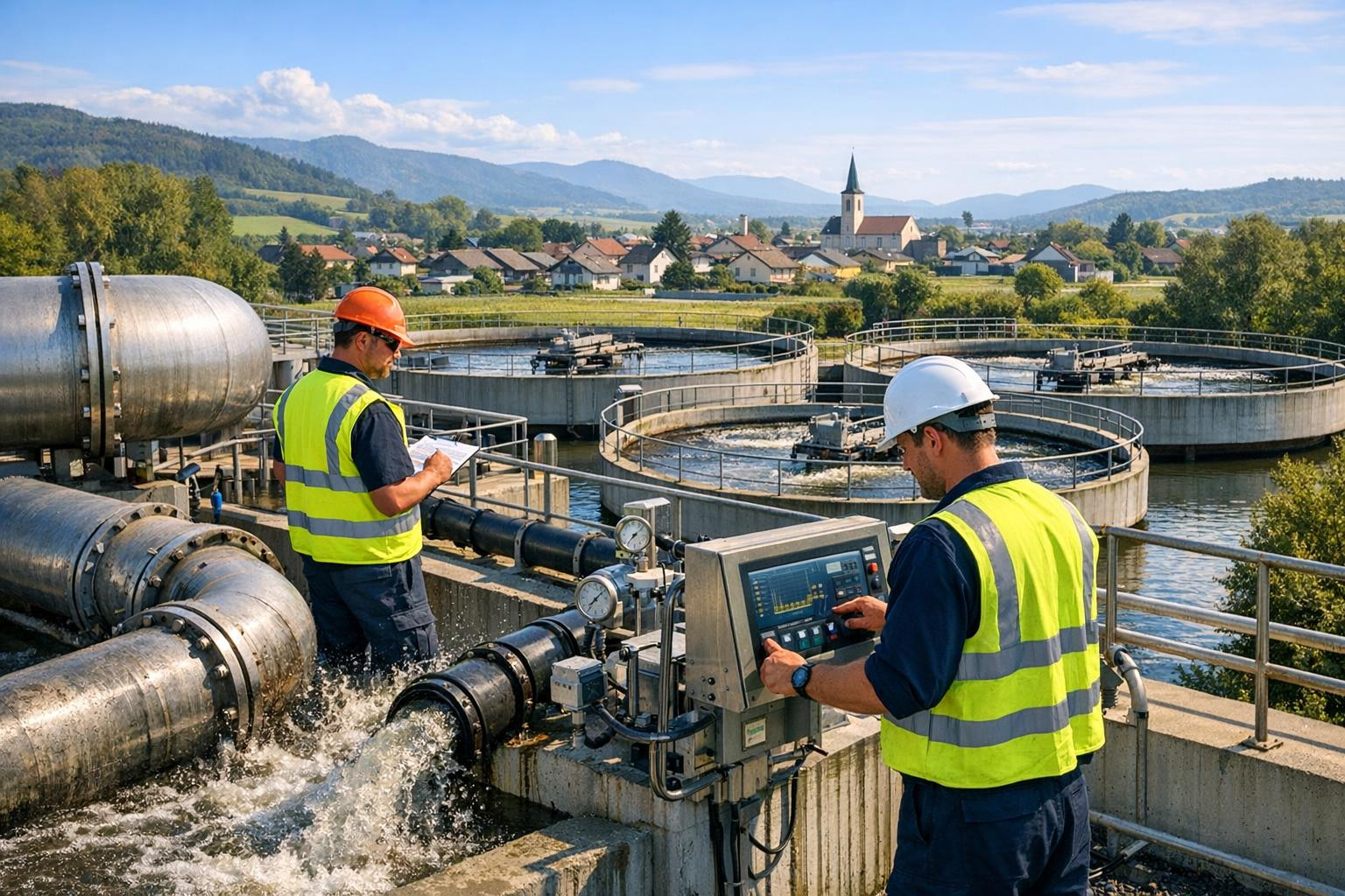 Secure sewage and adequate sewage collection in the Karks region    Waste water collection  and sewerage solutions that ensure clean-up, safety and sustainabili