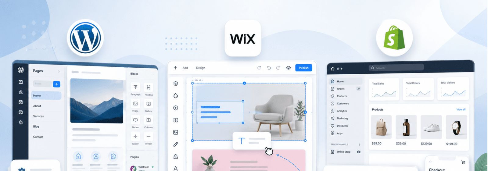 Visibilion avaldas uue artikli ettevõtetele, kes plaanivad kodulehe või e-poe loomist ning võrdlevad platvorme Shopify, WordPress ja Wix. Artiklis selgitatakse,