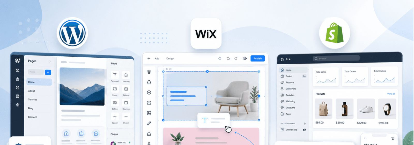 Visibilion has published a new article for business owners who are planning a website or online store and comparing Shopify, WordPress and Wix. The article expl