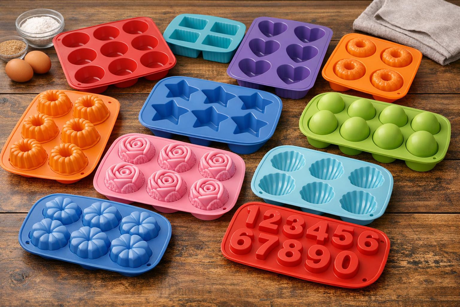 Discover the advantages of silicone forms: simple release, homogeneous baking    Silicone forms are a convenient and durable choice for both home bakery and com