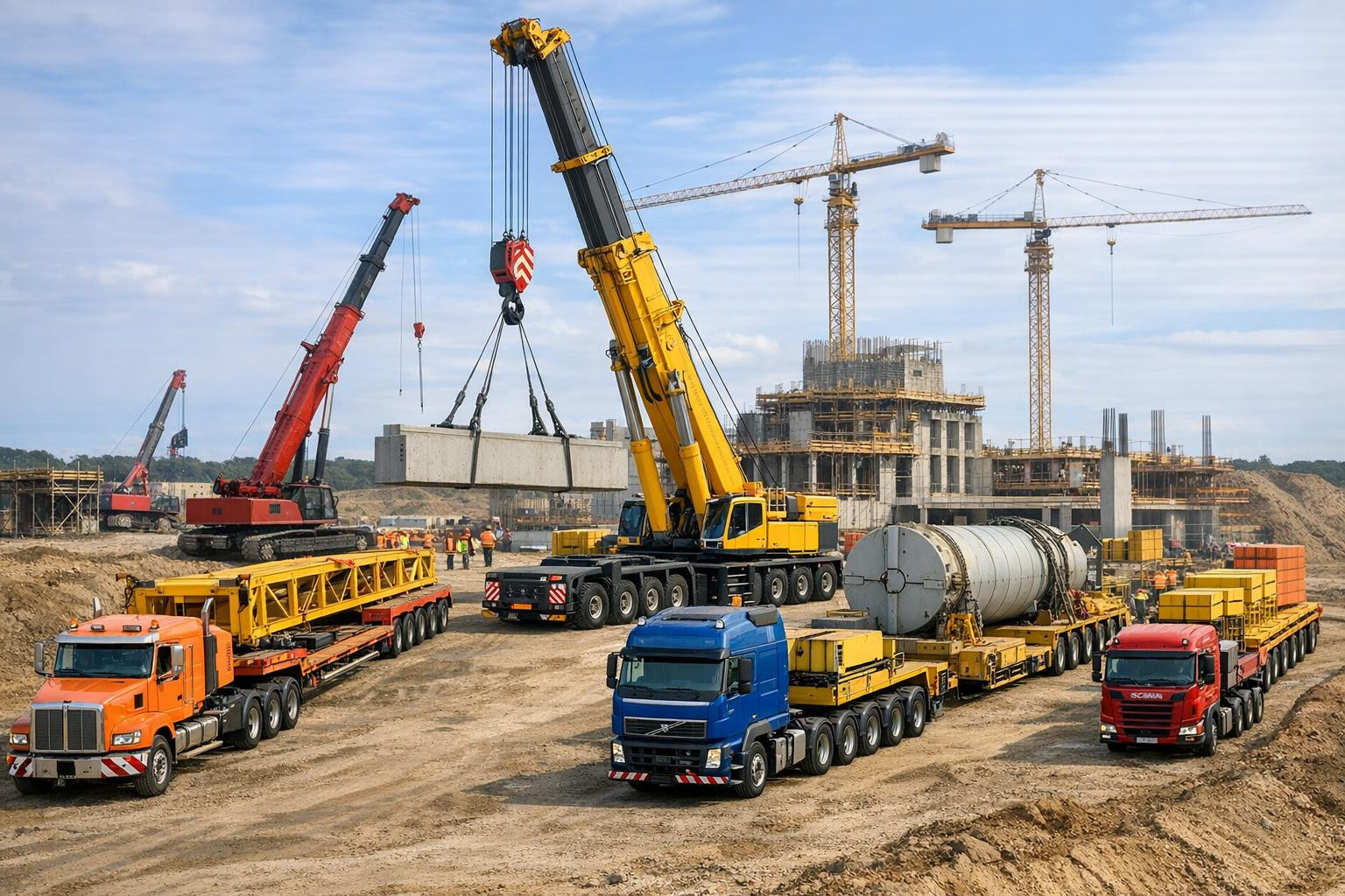 Integrated heavy transport solution combines logistics, lifting ...