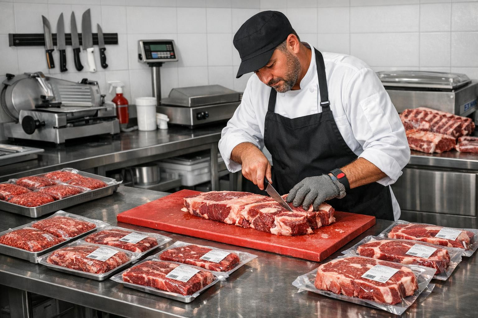Slaughter service , the processing of meat and appropriate cutting distribution for the channel create a consistent final value - be it retail, branded or local