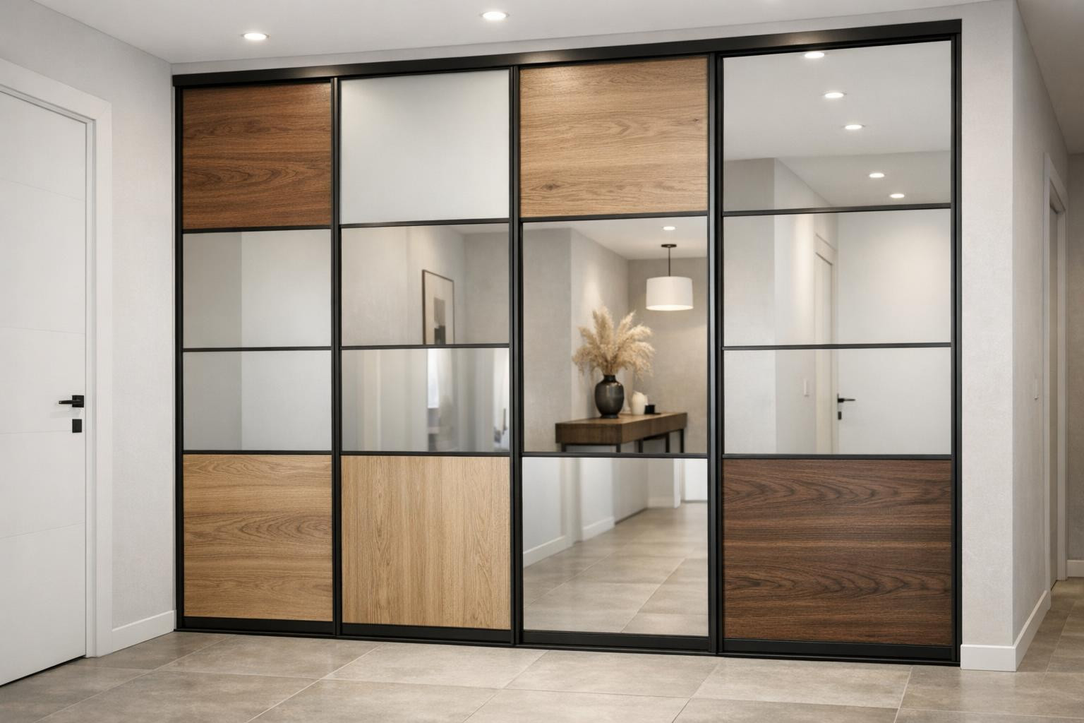 Change the room wisely: sliding doors that combine the appearance ...