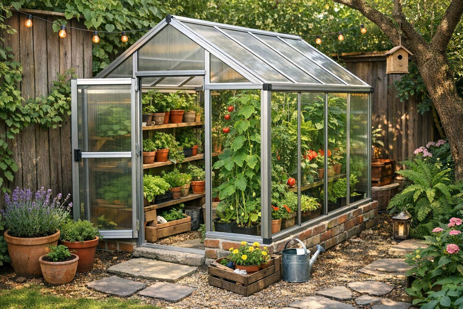 Small Gardener  is a compact greenhouse specially designed for a hobby gardener who wishes to grow long-lasting and healthier plants in a smaller garden or balc