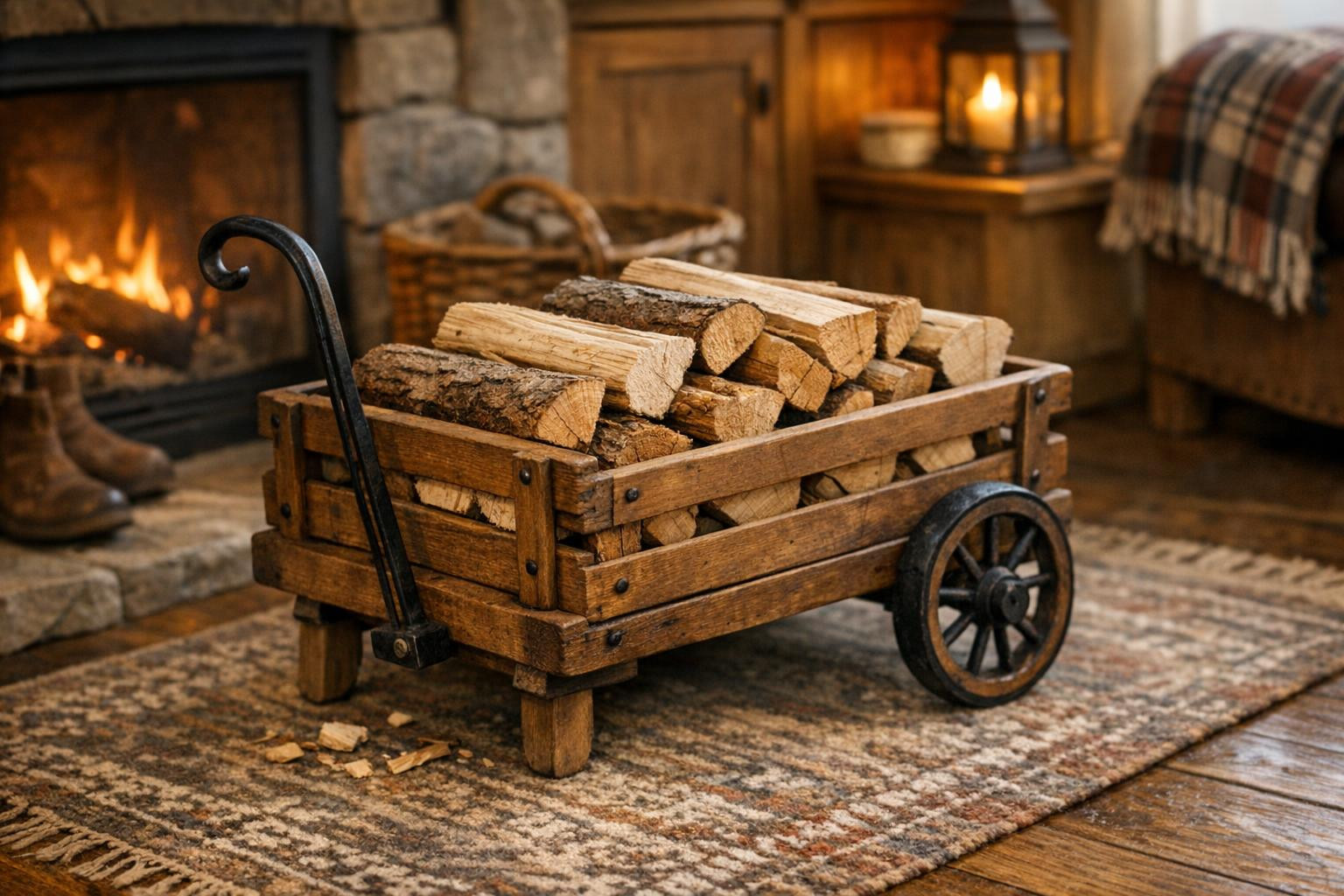 What does the Small Heating Trolley do and for whom it fits     Small Heating Trolley  makes the bringing of trees in the interior quick and uncomfortable: redu