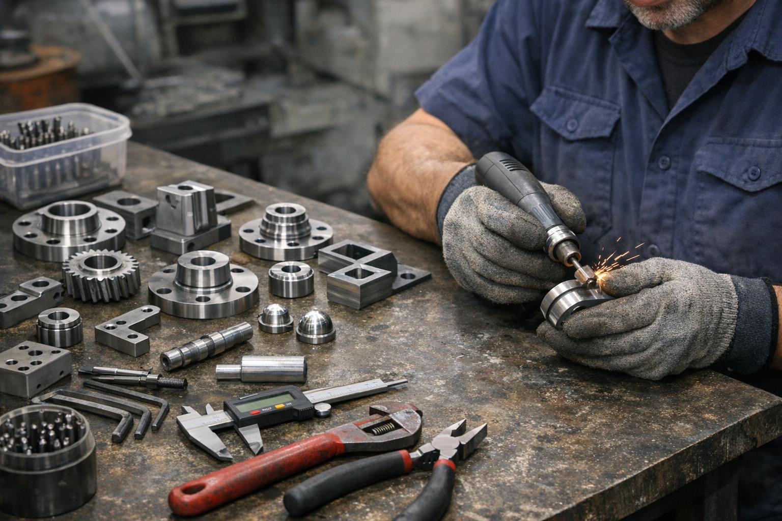 Reliable small production and repair  combines fast production, accurately manufactured spare parts and flexible maintenance services to a single solution - the