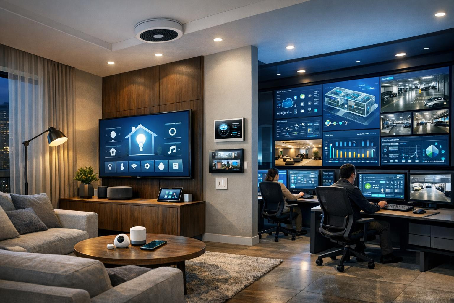 Smart home automation  combines lighting, heating and security systems with one intuitive solution that simplifies everyday life and reduces energy costs. Suita