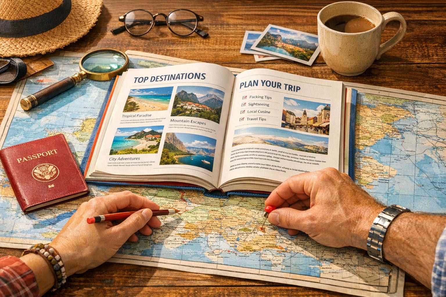 Inspirational travel recommendations  and practical  Destination information  help to design comfortable and cost-effective travel for both families and group t
