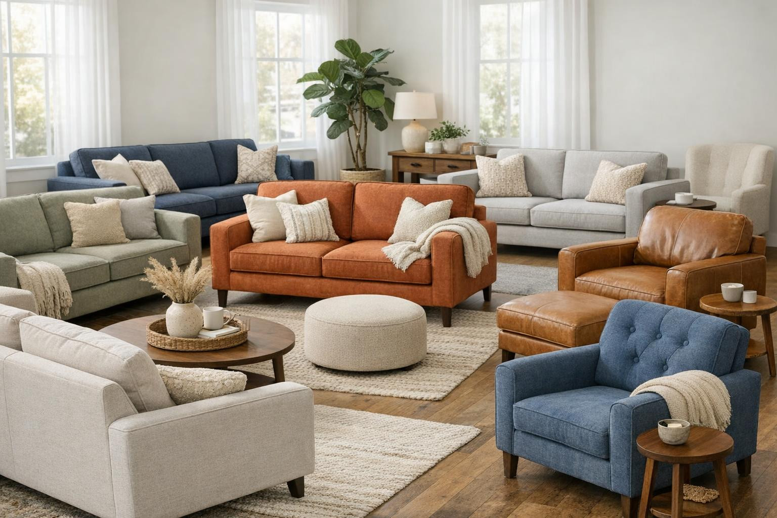 Comfort and durability compatible with each room   The choice of sofas, corner sofas, sofas and support chairs combines modern design and practical durability. 