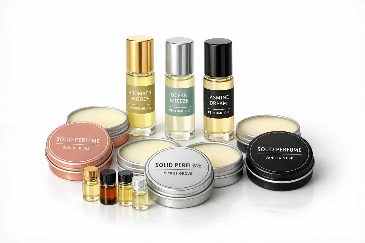 Practical fragrance solutions suitable for modern brand     Solid fragrances  and  roll-on fragrances  offer a comfortable, spill-free and stylish alternative t