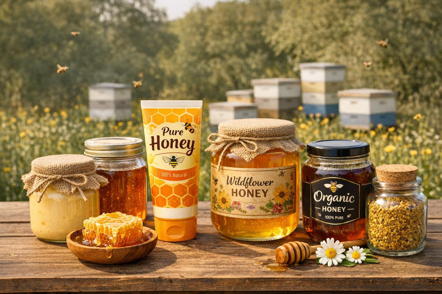 South Estonian honey  brings natural, observable and fresh honey directly from the hives. Comprehensive quality control, small lots and clear origin ensure a pl