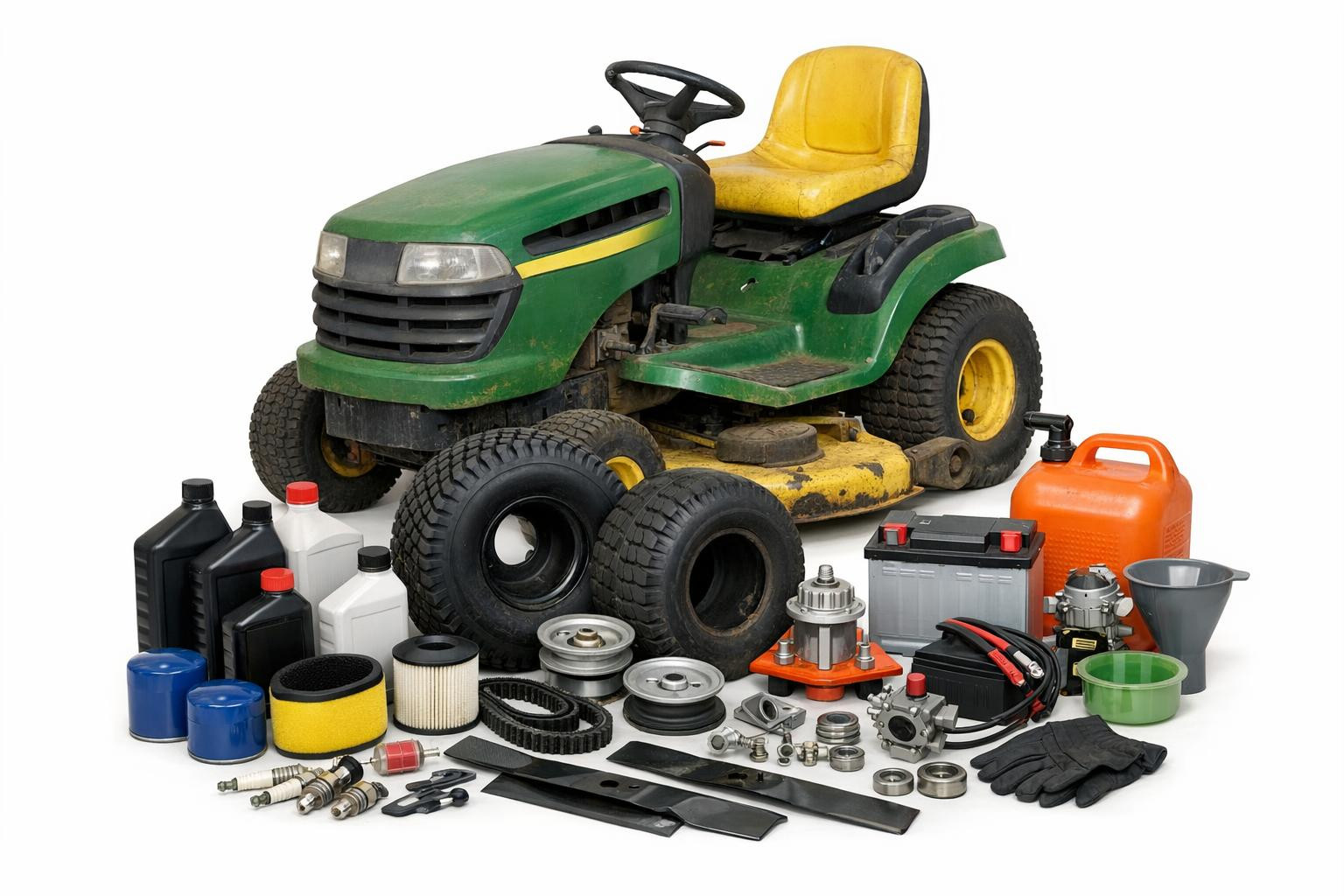 Reliable spare parts and controlled use of gardening techniques that keep machines ready to operate     Professional spare parts and maintenance chain  ensures 