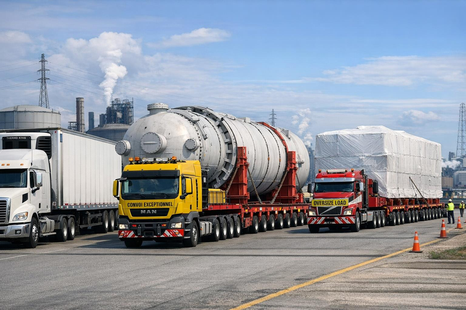 Secure and accurate dedicated transport that keeps the goods in the project schedule and healthy     Special transport   provides fully planned and responsible 
