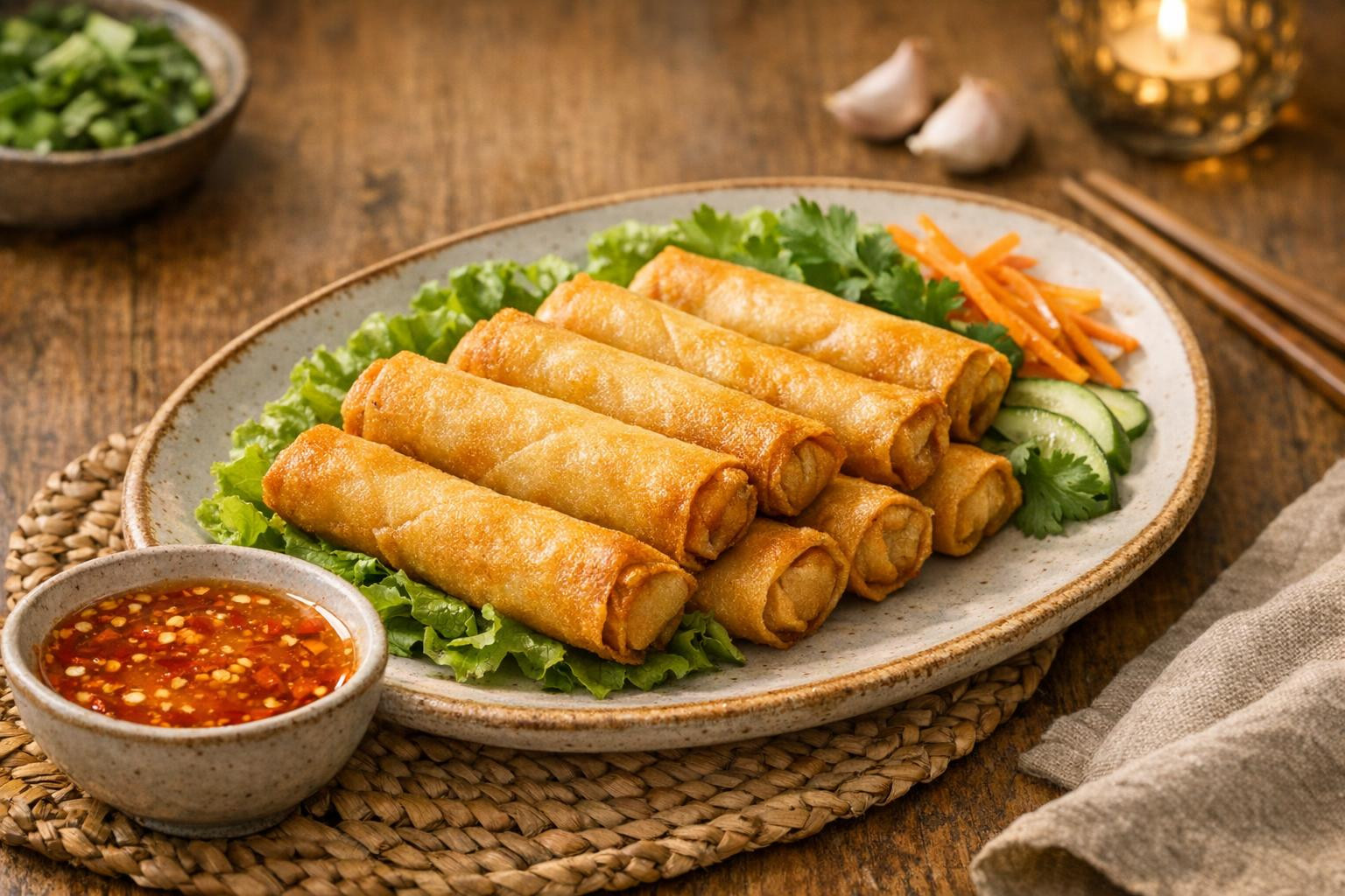 Why are spring rolls suitable for your menu     Spring rolls  offer a versatile and comfortable choice for both retail and catering. In the format of frozen sna