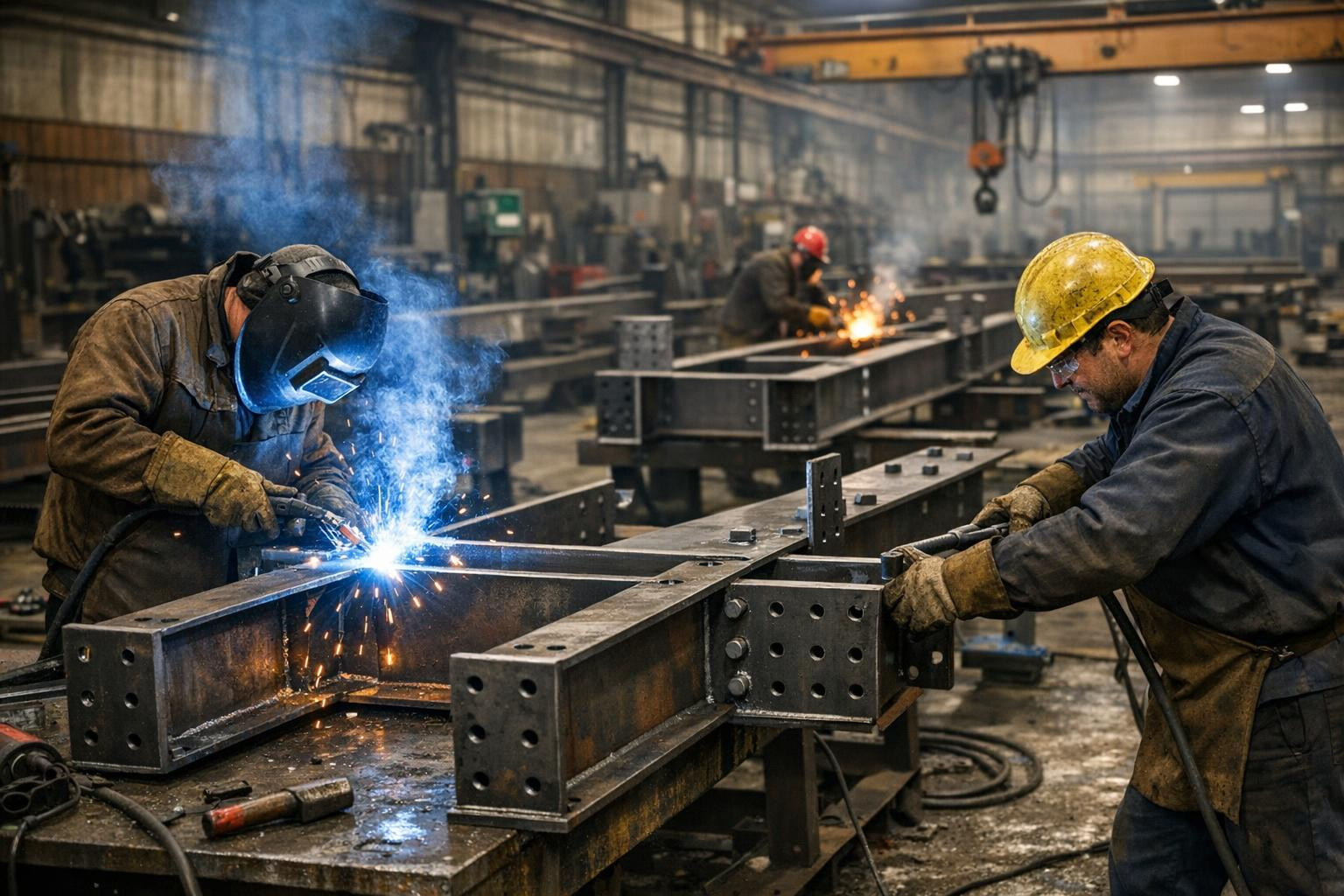 What are steel structures?    Steel structures  have been adapted to carry structures and ensemble to ensure the durability and durability of buildings, bridges