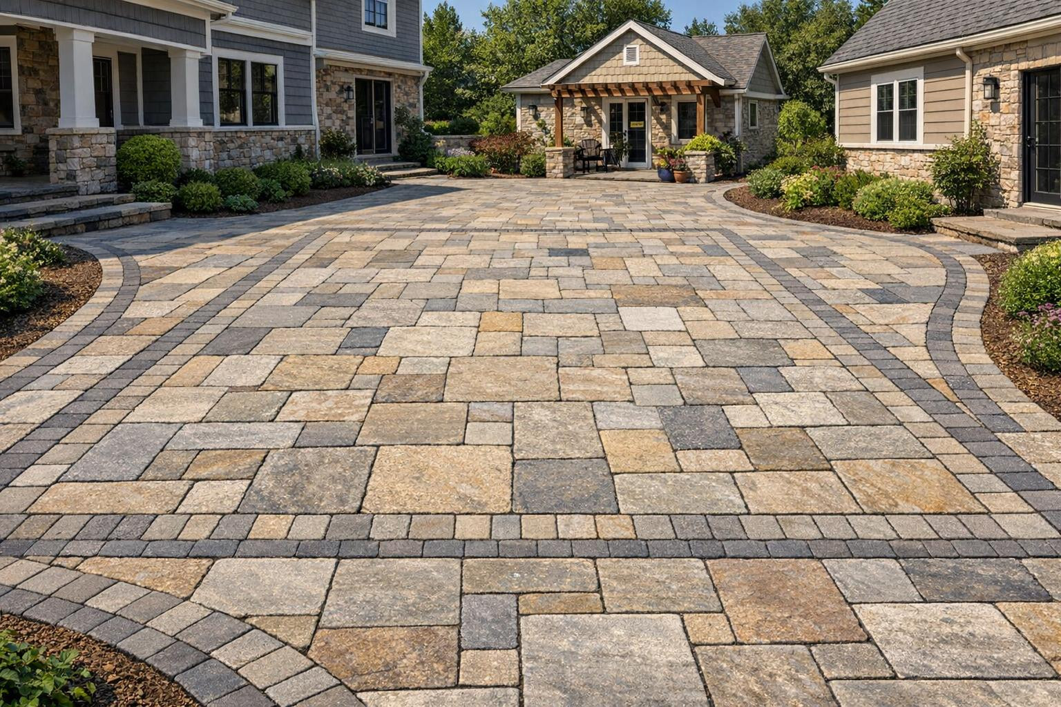 A beautiful and sustainable stone pavement for each outdoor area     The stone pavement   offers a harmonious combination of aesthetics and functionality - the 