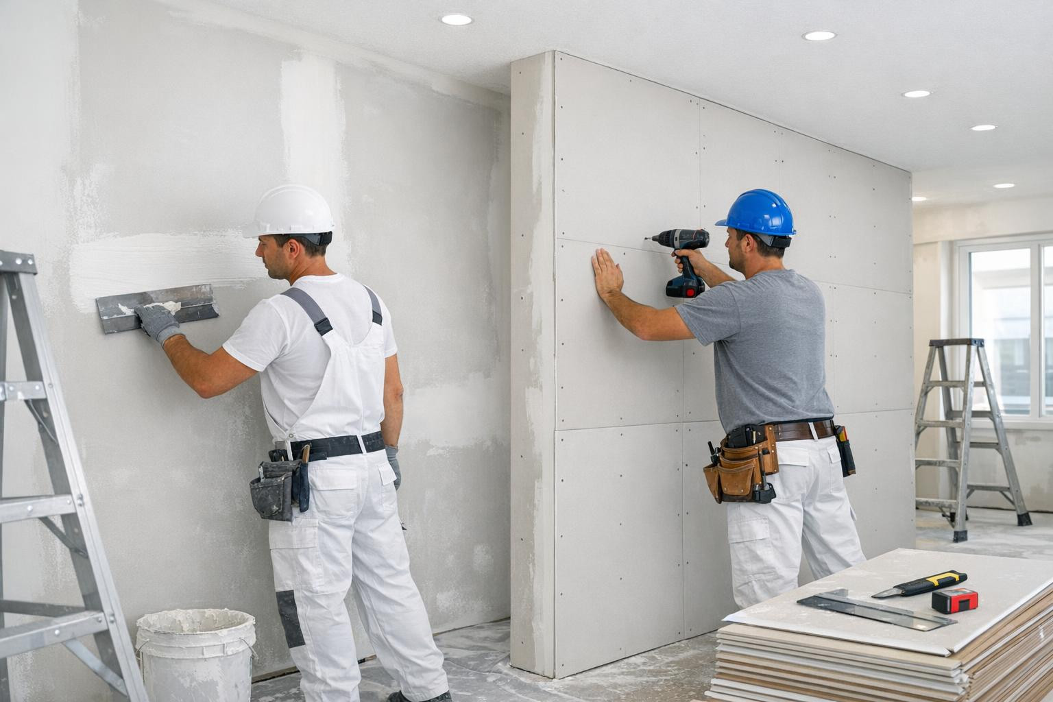 Professional solution for longer life span and outstanding finishing     The plaster and dry construction services  provide the perfect substrate for the follow