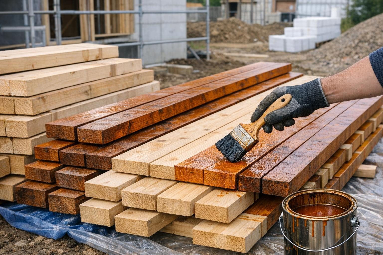 Religible sawdust and wood preservatives for the creation of long-lasting ...