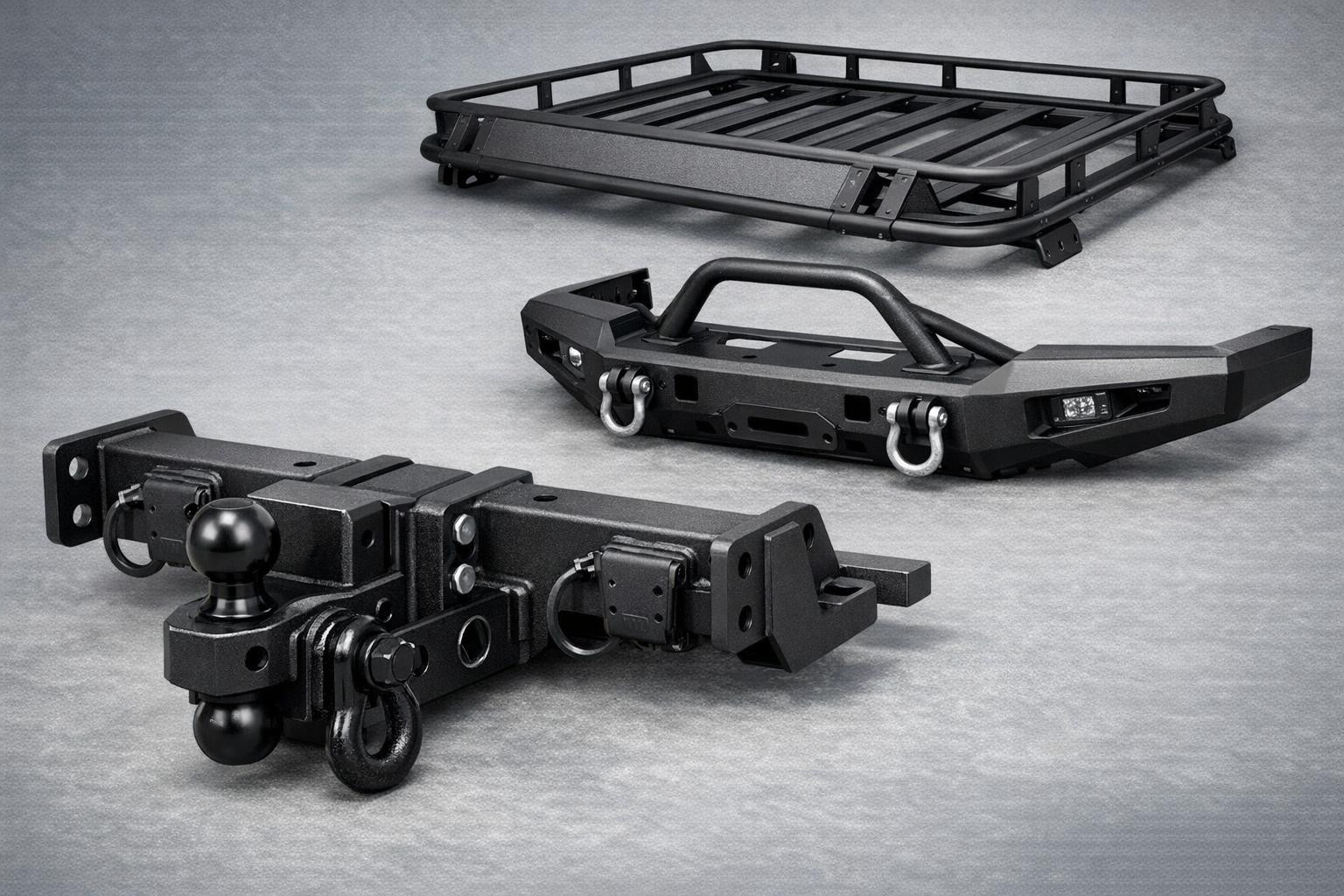 Strong design, easy use and permanent protection    Strong trailer hooks, durable roof frames and reliable fastening solutions  provide a reliable basis for dai