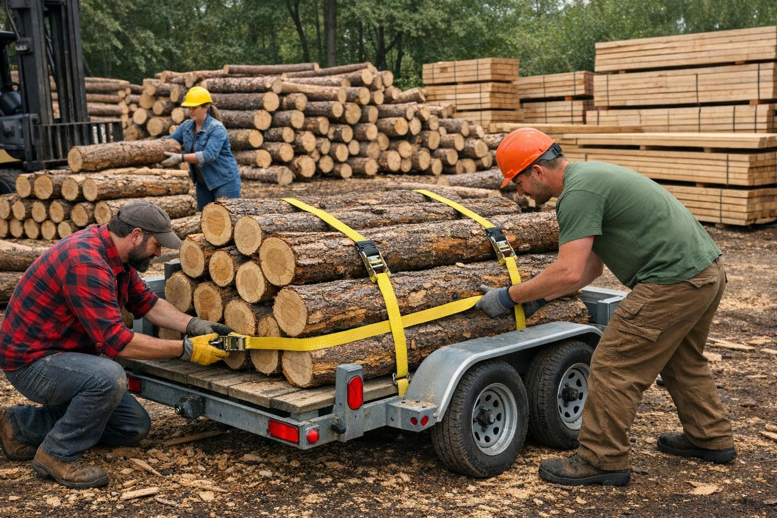 Effective Forest Logistics, which saves time and costs    The supply of forest tree materials  has been optimised so that each group of trees reaches their dest