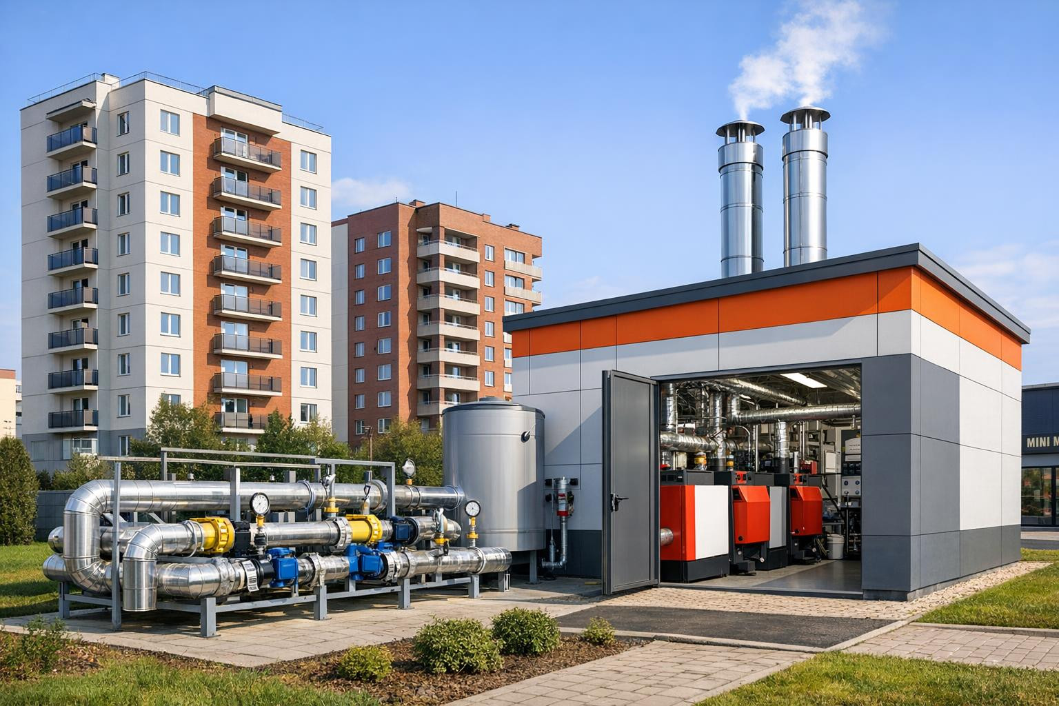 Sustainable co-operative heating solution for apartment cooperatives and companies    The fixed and targeted heating system reduces dependence on high-cost dist