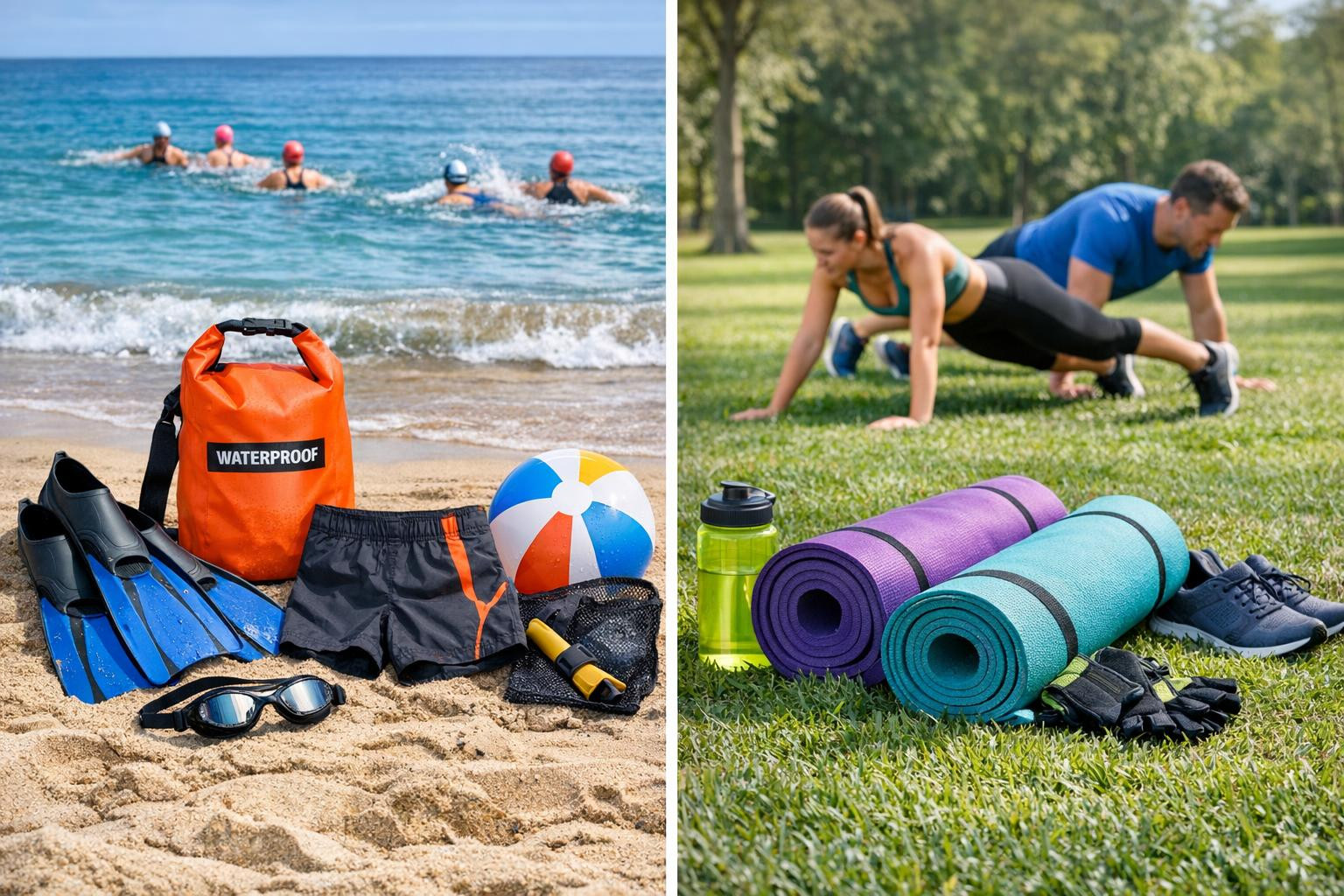Resistant swimming and outdoor equipment for all training     The range offered combines high-quality  swimming equipment   and functional   outdoor sports equi