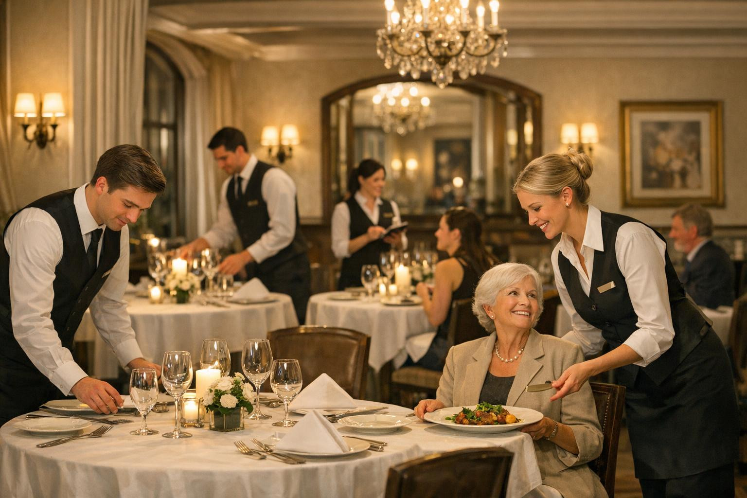 Table service and serving that works like clockwork: accurate, ...