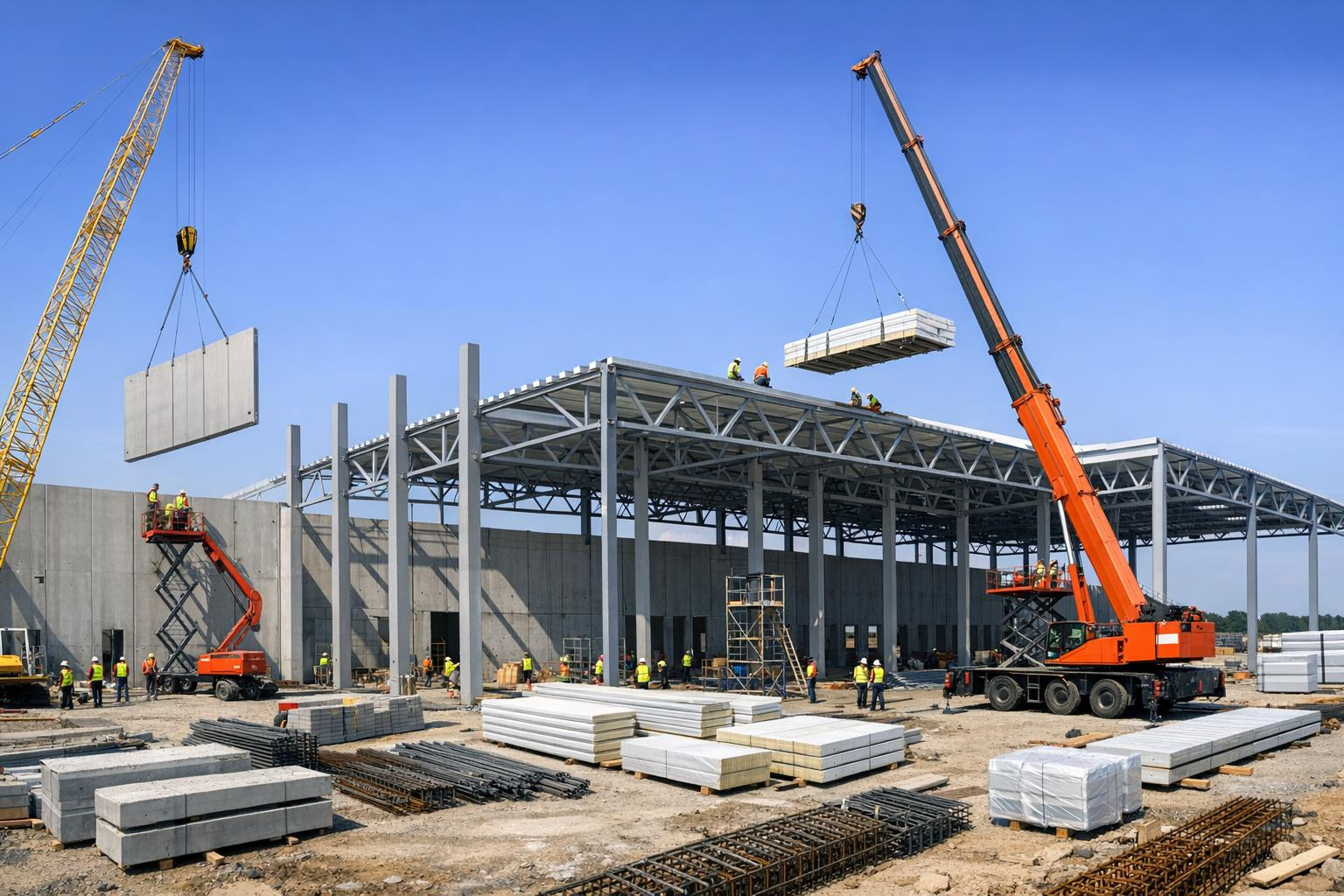 Täielik projektipõhine lahendus tööstus-, lao- ja põllumajandushoonete ...