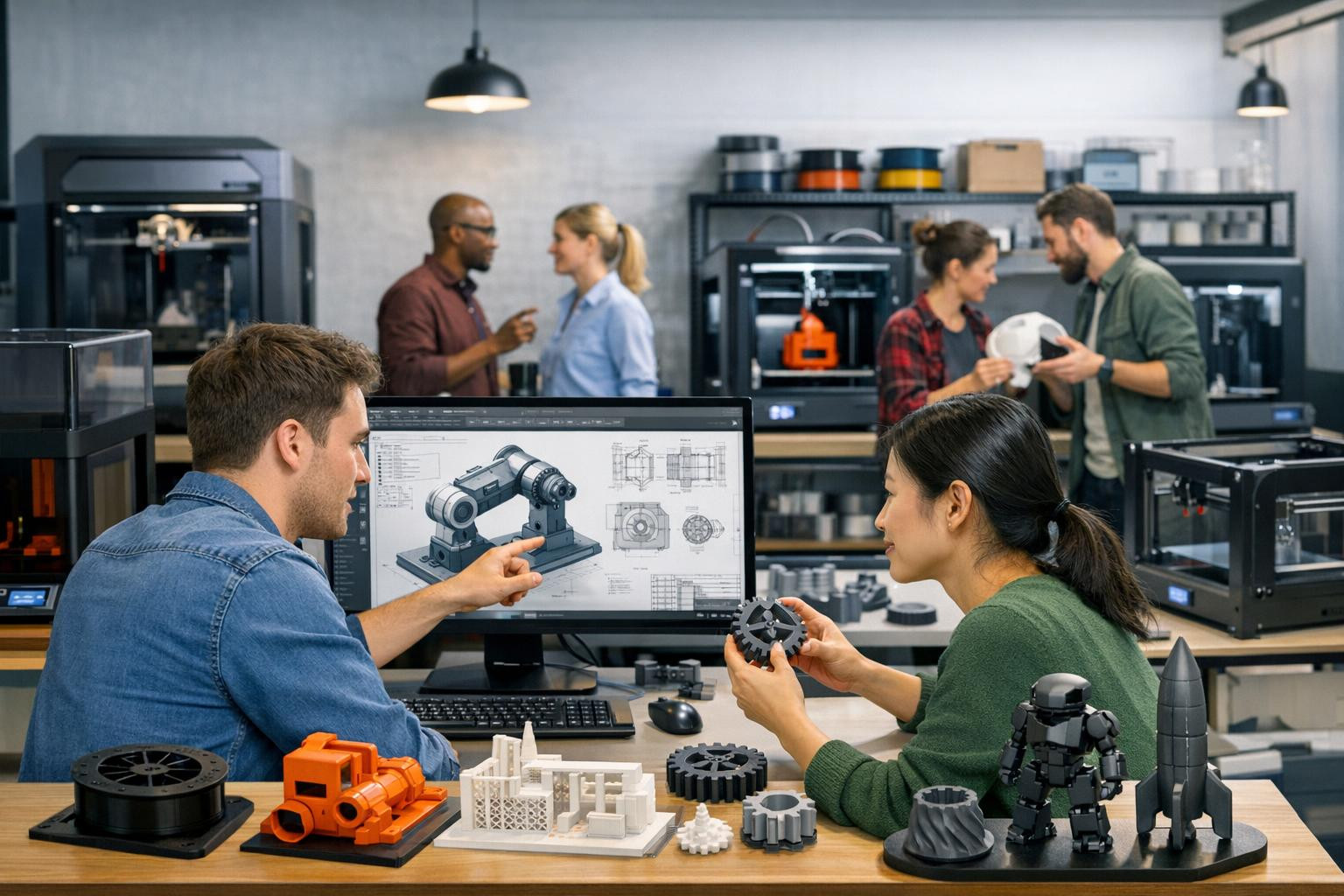 Täislahendused 3D-printimiseks ühendavad 3D-mudelite ettevalmistuse, ...