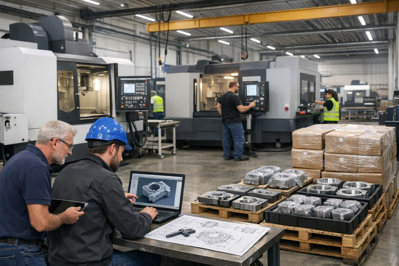 Täislahendused CNC  ühendavad suurformaadi 3-teljelise CNC-freesimise, in-house  CAD/CAM  disaini ja usaldusväärse tarnekoordineerimise üle Eesti, et vähendada 