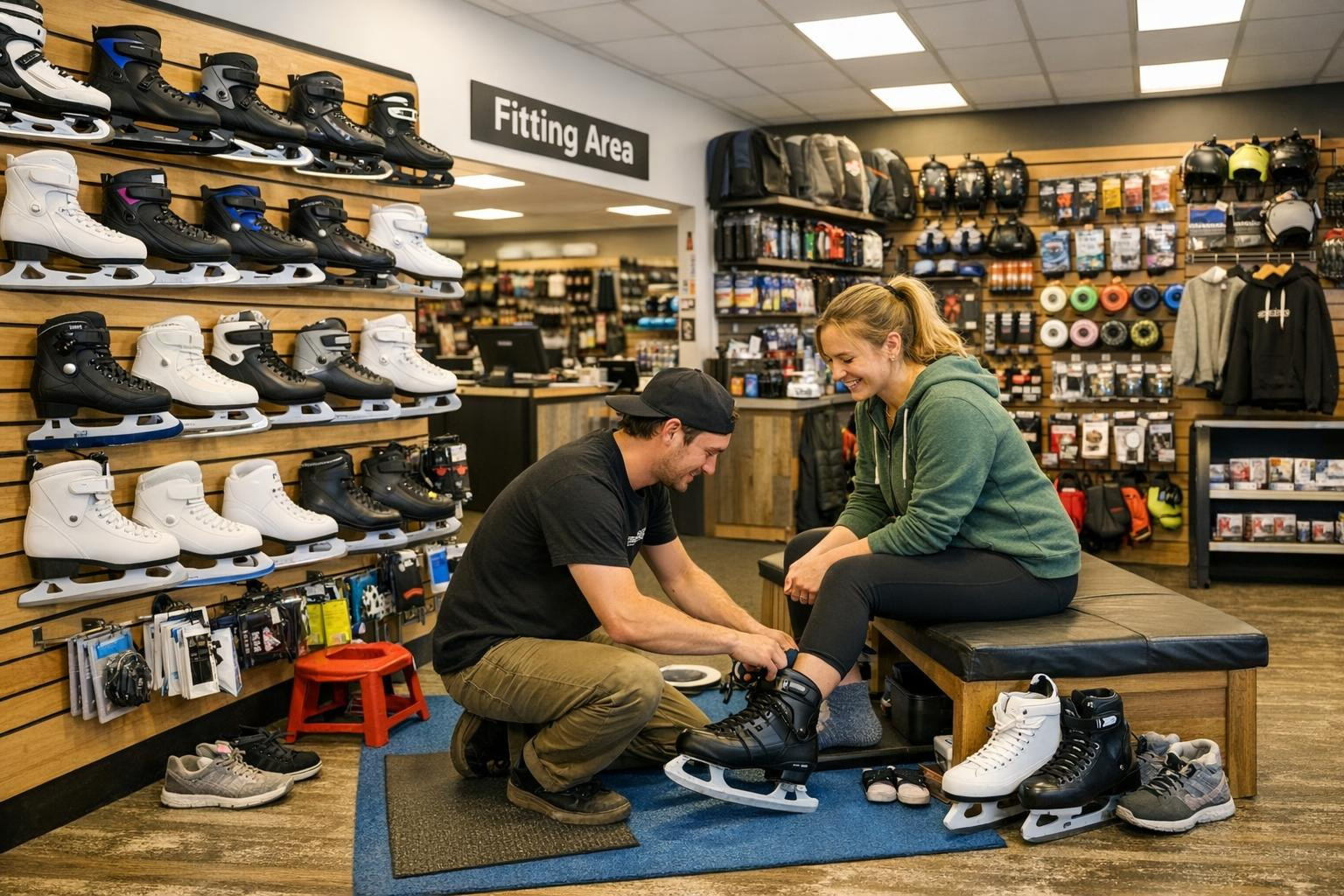 Täisteenindus uisutajale: kvaliteet, sobivus ja tulemus 
  Kohalik spetsialist  ühendab ametlikud brändid, kogenud sobituse ja suure valiku uisutarvikuid, et ta