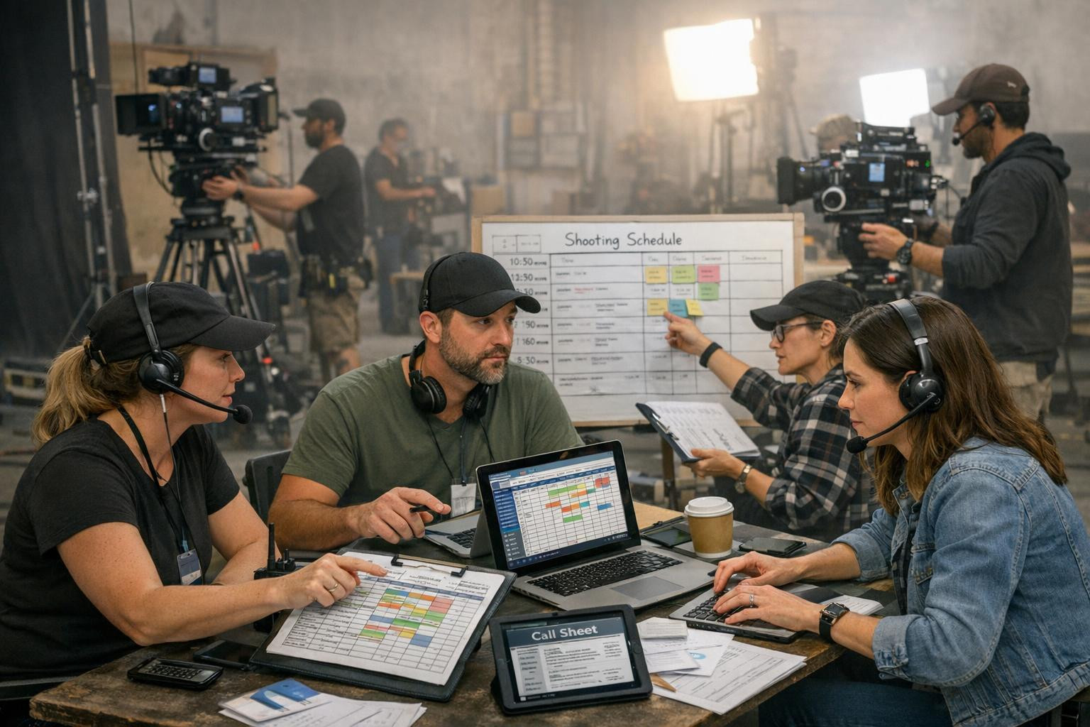 Täisteenus tootmisjuhtimine ja operaatorlus  loob kindla aluse iga reklaami-, filmi- või TV-võtte edukaks elluviimiseks Eestis ja regioonis. Pakutakse end-to-en