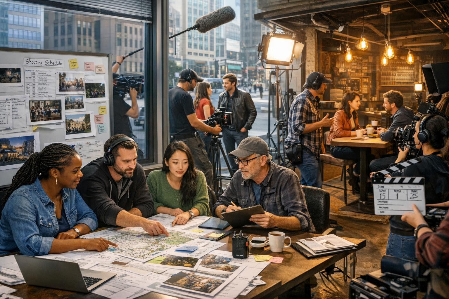 Kõikehõlmav produktsioonitugi, mis viib ideest ekraanile täpselt ja efektiivselt 
  Täisteenus  produktsioonipartnerina pakutakse operatiivset juhtimist ja prak