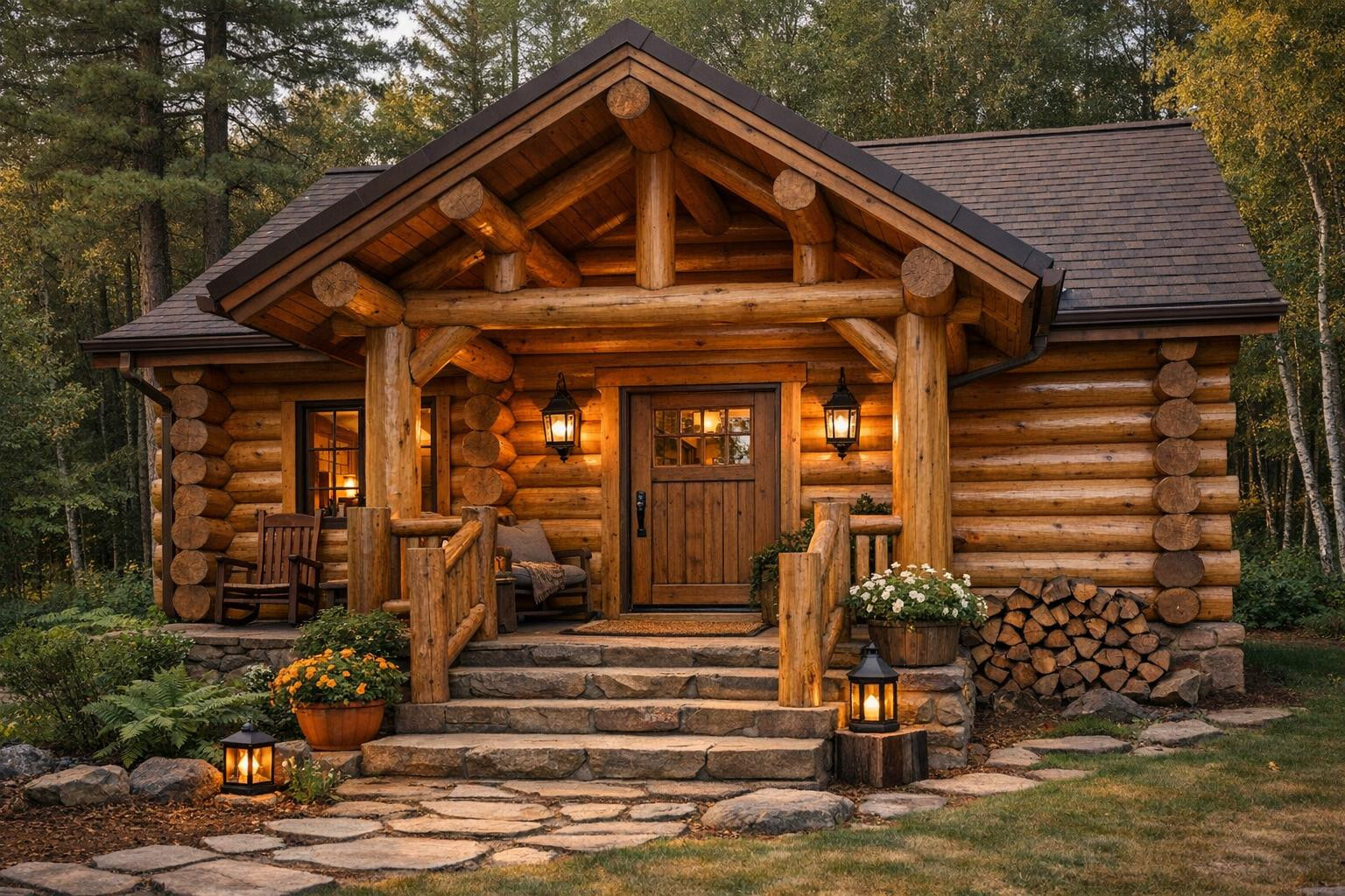 Impalc houses  connect the wooden structure made with traditional authenticity and modern techniques in order to provide a comfortable, energy-efficient and lon