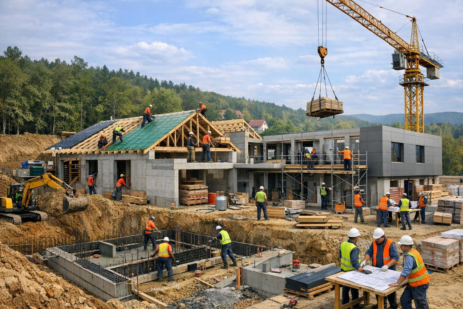 Full solutions for construction projects from digging works to interior finishing     Tartu construction partner  provides comprehensive services for local proj