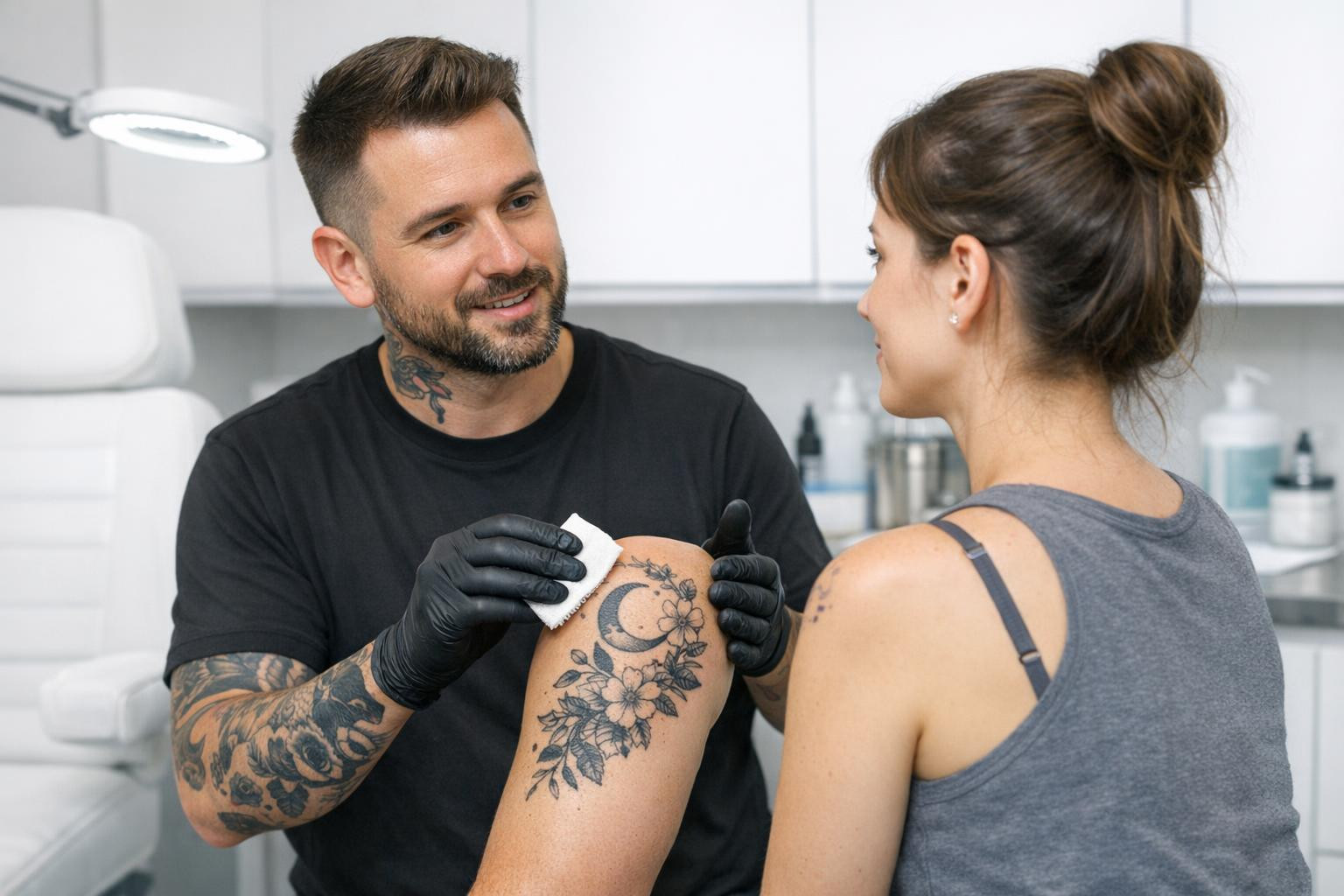 High-level care that protects and extends the lifetime of the tattoo     The maintenance of the tattoo   is a purposeful and professional process that ensures r