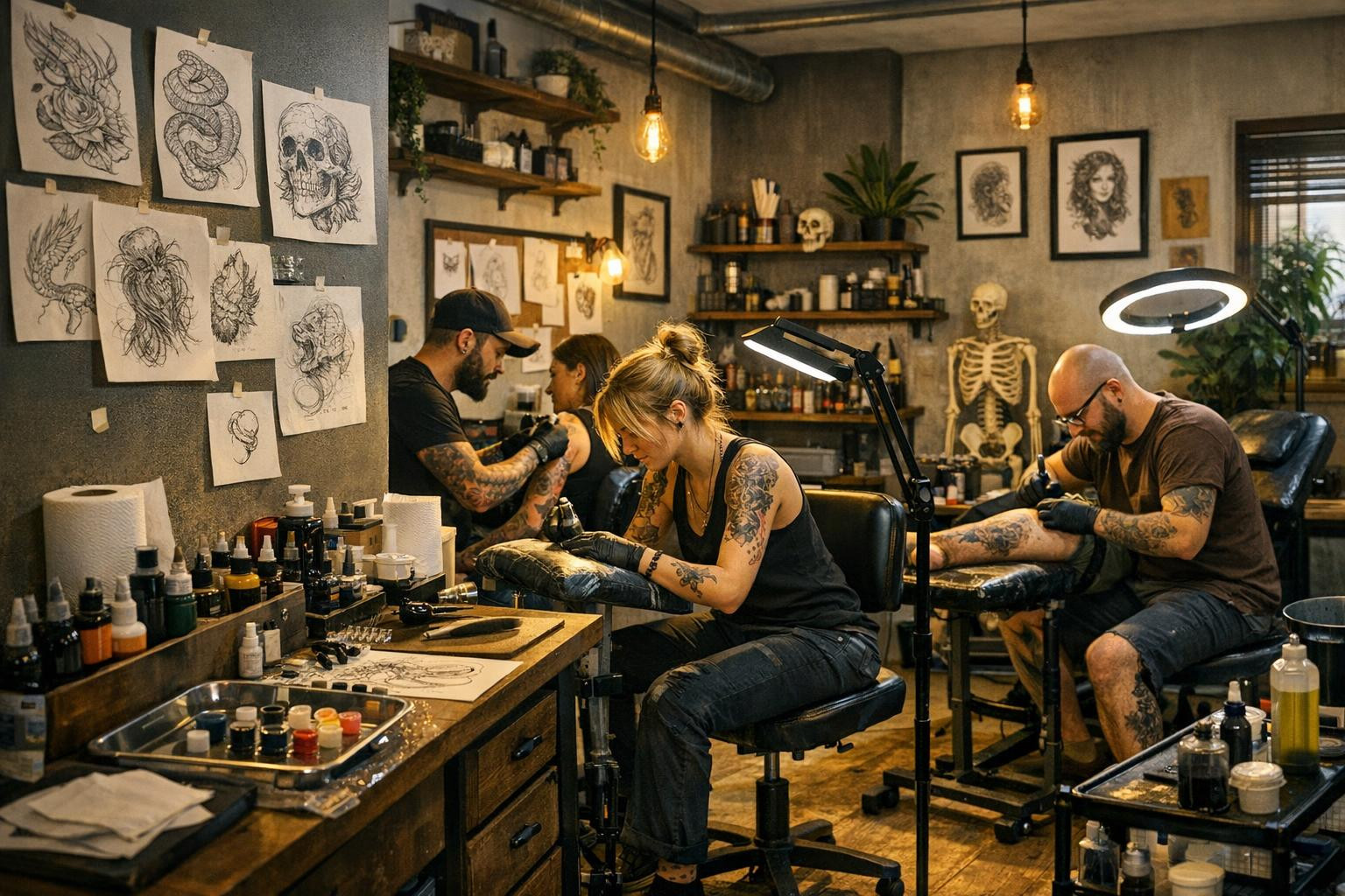 Personal art that tells your story    Tattoo salon  offers a professional approach to each body art project - from fine  small tattoos  to complex cover-up solu