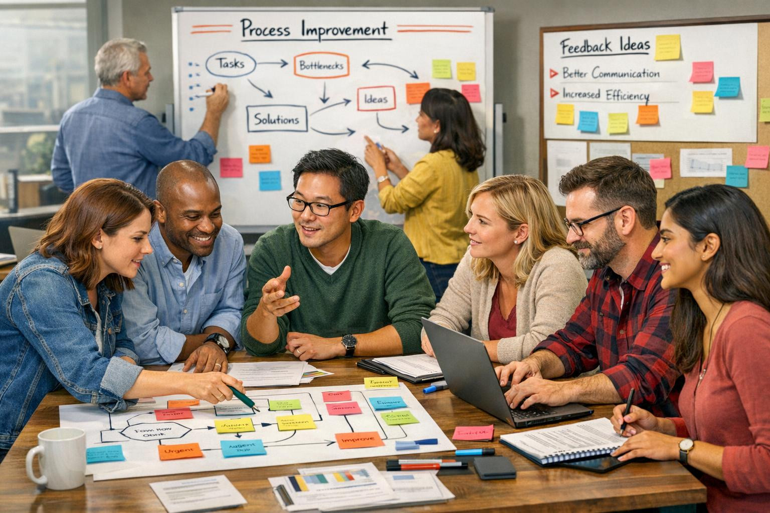 Teamwork  rises to a new level through targeted diagnostics and practical workshops that reveal obstacles and strengthen   decision-making processes , meeting p