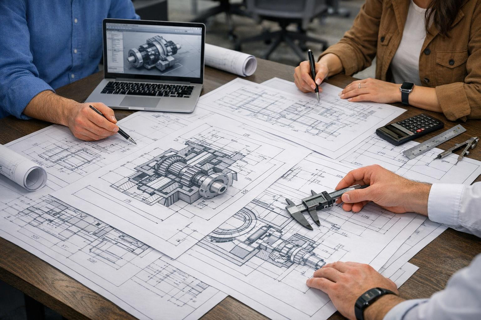 Precision, compliance and smooth construction process   < Technical design  ensures clear and construction-friendly solutions for the implementation of the c