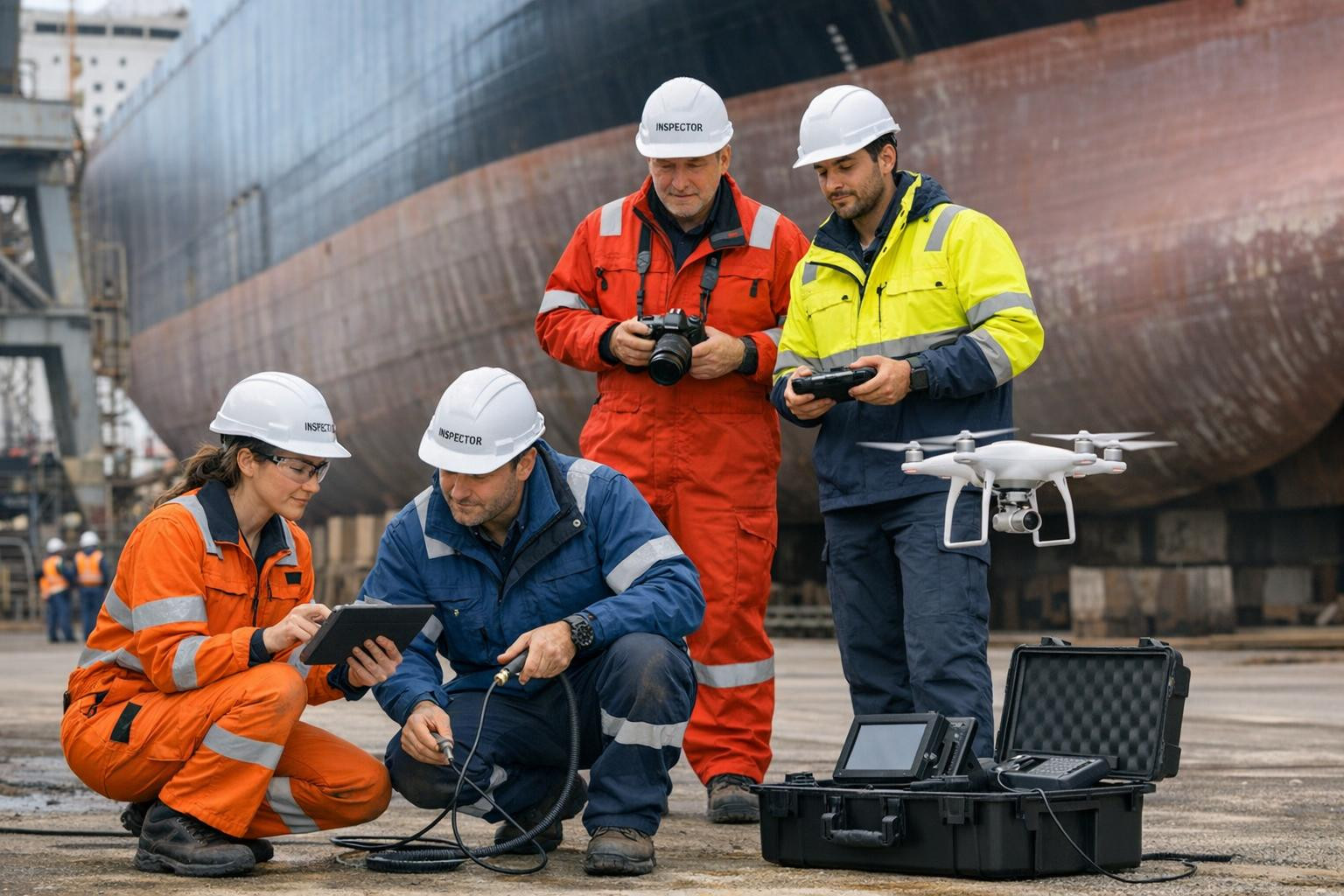 Integrated technical inspection ensures the safety of ships, reduces ...