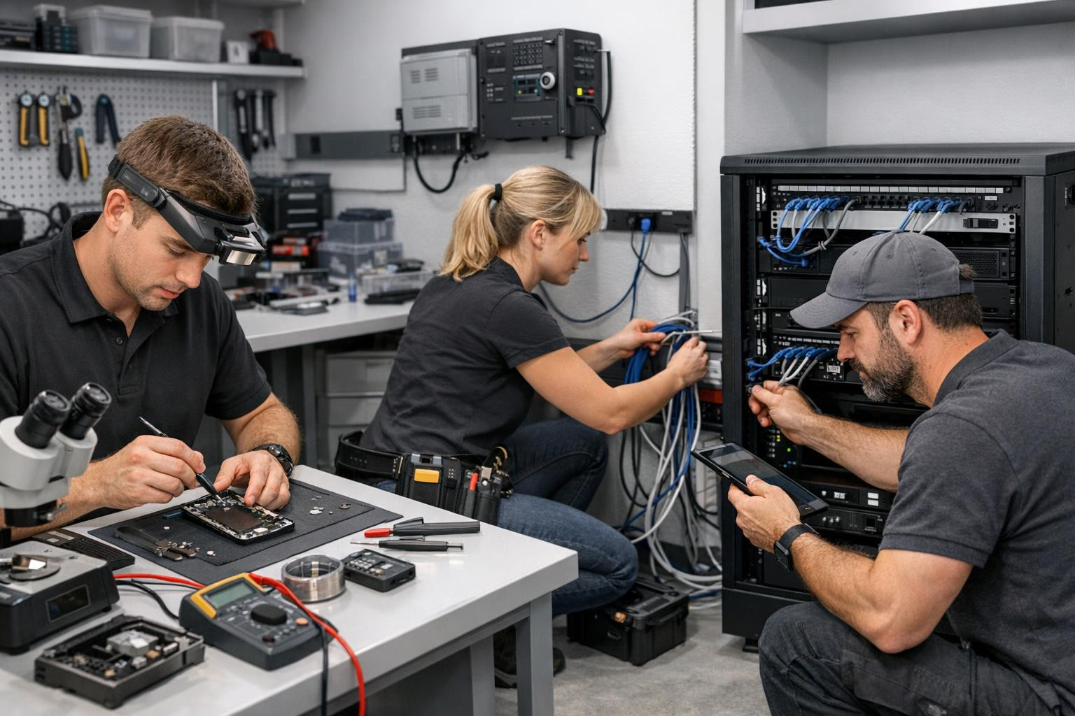 Reliable technical support and installation solutions  ensure that the home and business environment functions smoothly. Professional smart device repairs, low-