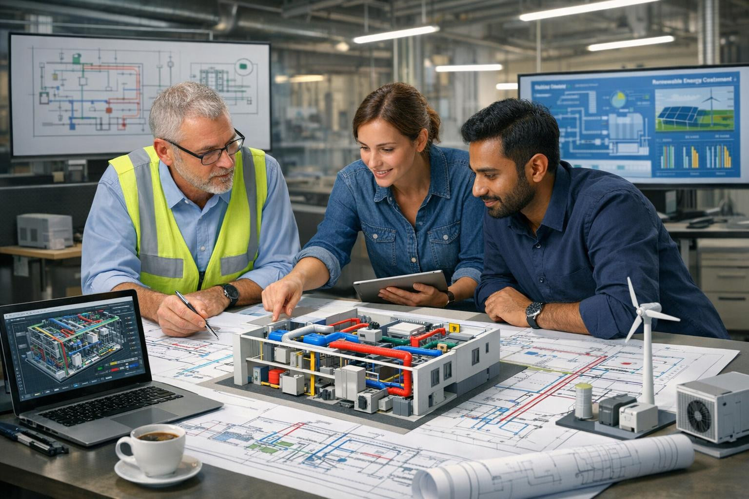 Tõhus tehniline projekteerimine äriliste eesmärkide teenistuses 
  Tehniline projekteerimine  ühendab konstruktsioonide, torustike ja süsteemide integreerimise 