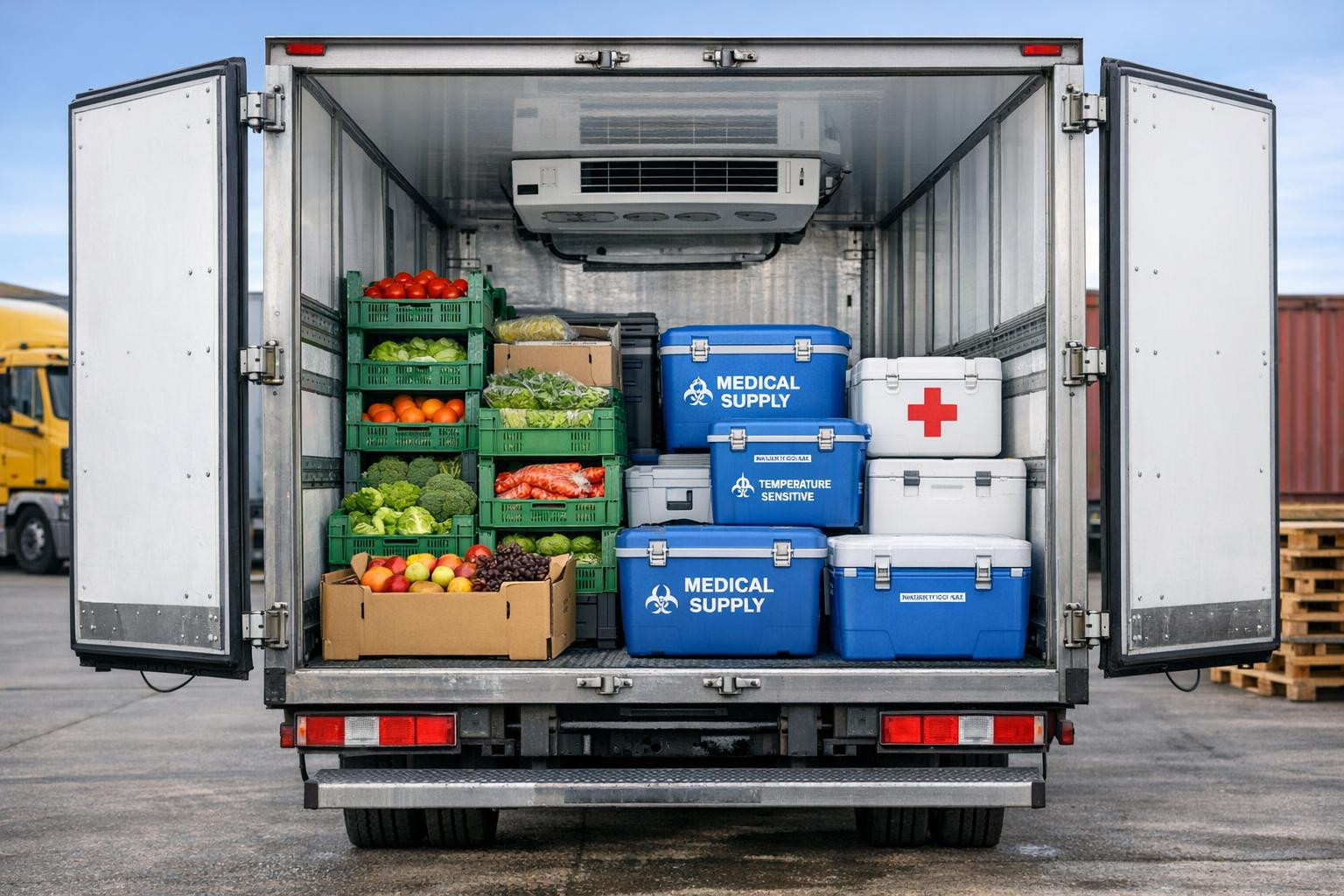 Temperatuurikontrolliga maanteetransport tagab riknevate ja tundlike kaupade ohutu liikumise lähtepunktist sihtkohta. Spetsiaalselt disainitud külmaautosid ja r