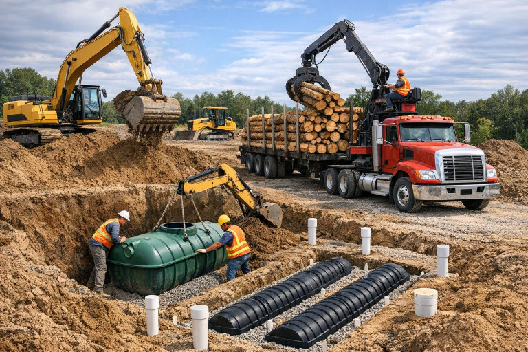 Terviklik ehitus- ja logistikalahendus: ehitusprojektide projekteerimine, paigaldus- ja ehitustööd ning usaldusväärne logistika